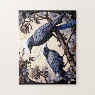 Quebra-cabeça Happy Halloween Ravens And Roses