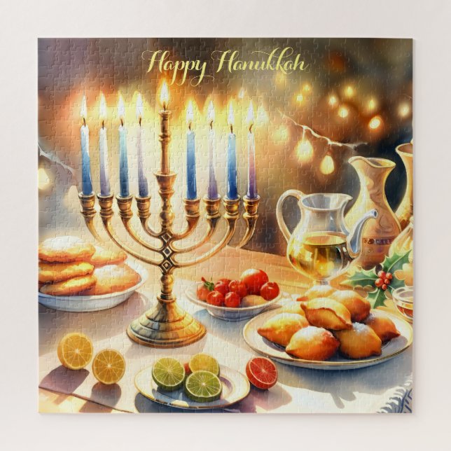 Quebra-cabeça Happy Hanukkah (Vertical)