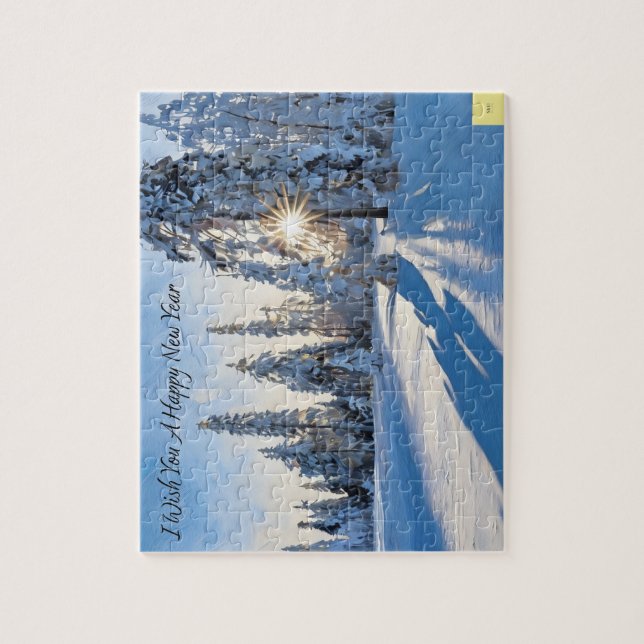 Quebra-cabeça Happy New Year puzzle (Vertical)