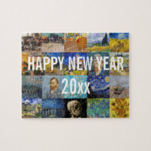 Happy New Year with Van Gogh's Patchwork