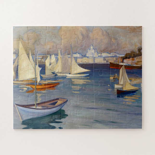 Quebra-cabeça Harbor em Helsínquia, Albert Edelsense (Horizontal)