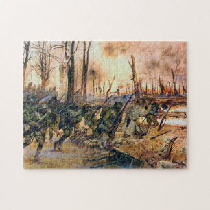 Quebra-cabeça Harlem Hell Fighters Séchault H. Charles McBarron