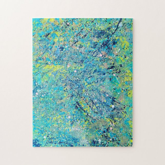 Quebra-cabeça Harmoni Series No. 1 – Resonance Abstract Art (Vertical)