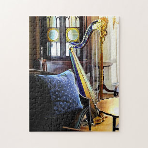 Quebra-cabeça Harp Na Sala De Música