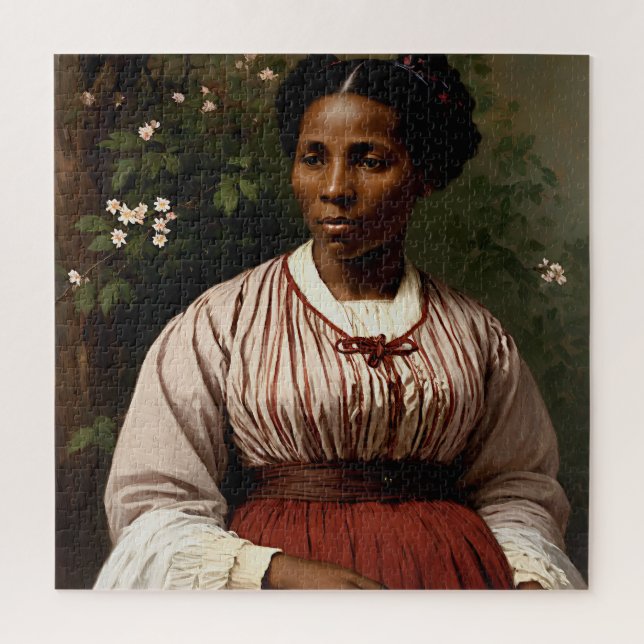 Quebra-cabeça Harriet Tubman Retrat Pintura (Vertical)