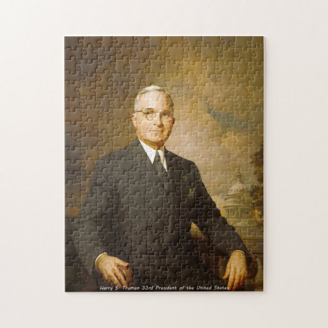 Quebra-cabeça Harry S. Truman 33º Presidente (Vertical)