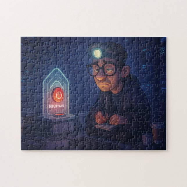 Quebra-cabeça Hast du schon neu gestartet? (Horizontal)