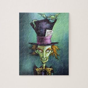 Quebra-cabeça Hatter louco escuro de Alice no país das