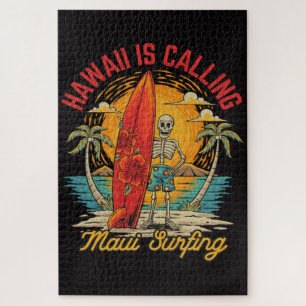 Quebra-cabeça Havaí Está Chamando Vibes de Surf da Ilha Maui
