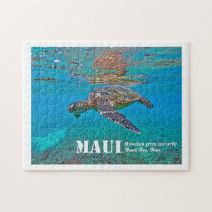 Quebra-cabeça havaiano de "Honu" da tartaruga de