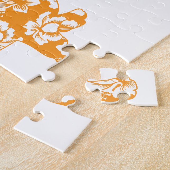 Quebra-cabeça Hawaiian Doxie Dachshund (Lateral)