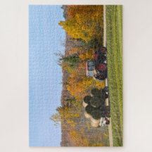 Hay Hauling em Vermont no outono