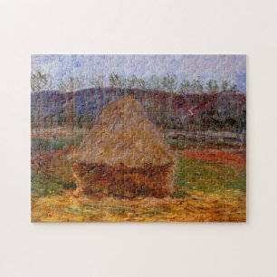 Quebra-cabeça Haystack em Giverny Monet Fine Art