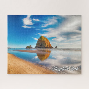 Quebra-cabeça Haystack Rock, Cannon Beach, Oregon, EUA