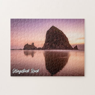 Quebra-cabeça Haystack Rock, Costa De Oregon, EUA