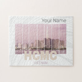 Quebra-cabeça HCMC Saigon (Ho-Chi-Minh-City) Skyline Vietnam