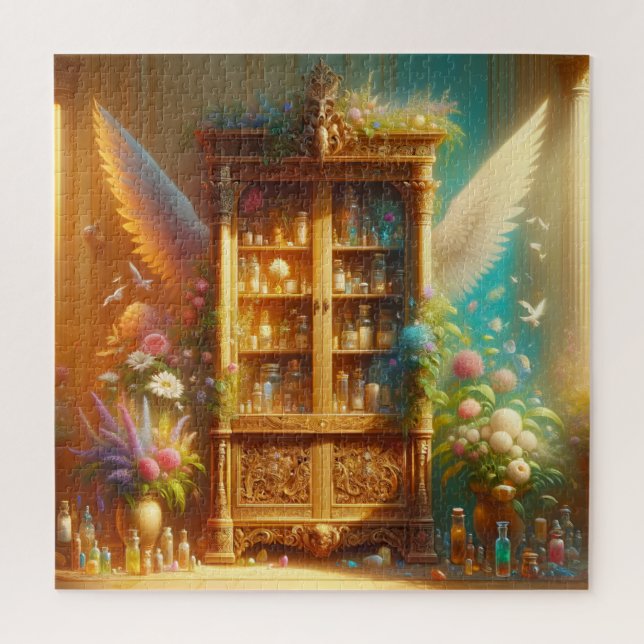 Quebra-cabeça Healing Angel Apothecary Heavenly Cabinet Tranquil (Vertical)
