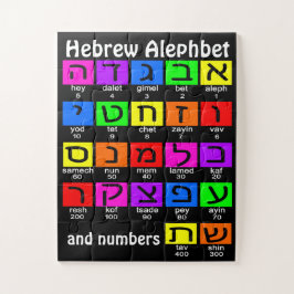 Quebra-cabeça Hebraico Alephbet
