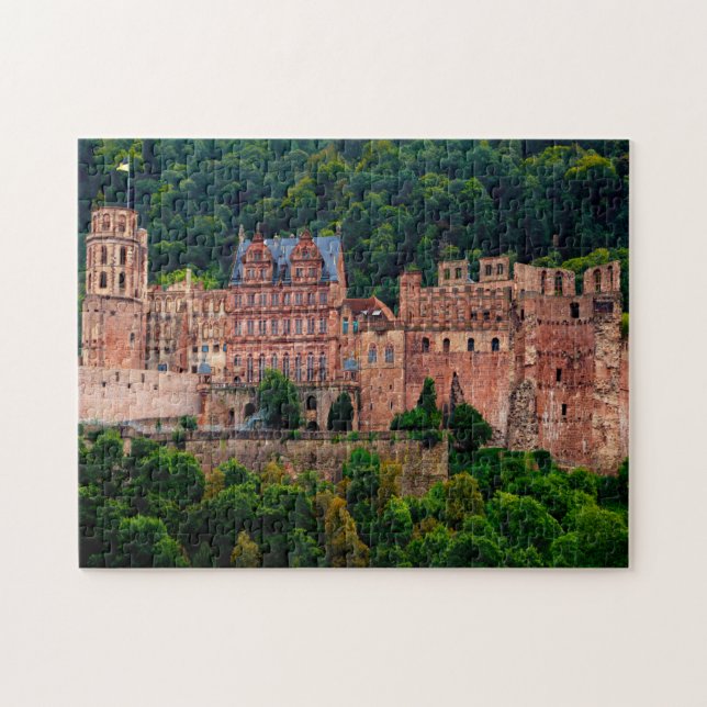 Quebra-cabeça Heidelberg Castle Alemanha. (Horizontal)