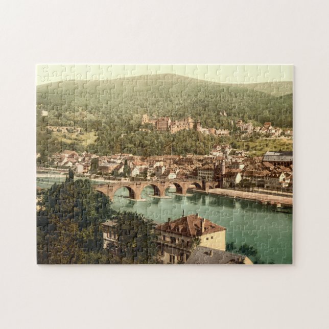 Quebra-cabeça Heidelberg mim, Baden-Württemberg, Alemanha (Horizontal)