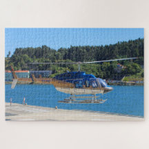 Helicóptero azul, ouro e branco, Portugal