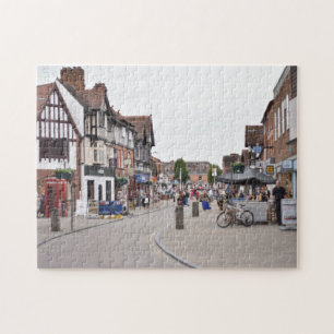 Quebra-cabeça Henley Street Stratford-On-Avon Reino Unido