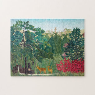 Quebra-cabeça Henri Rousseau - A Quebra d'Água
