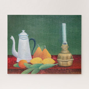 Quebra-cabeça Henri Rousseau - Natureza Morta com Cafeteira