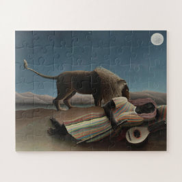 Quebra-cabeça Henri Rousseau, o cigano adormecido