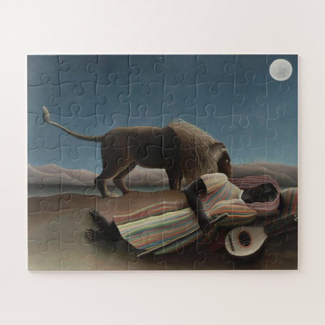 Quebra-cabeça Henri Rousseau, o cigano adormecido (Horizontal)