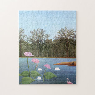 Quebra-cabeça Henri Rousseau - Os Flamingos