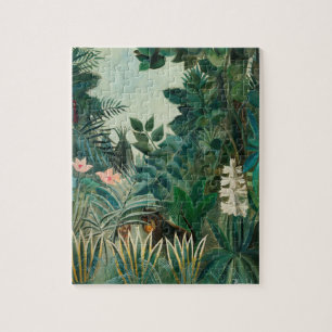 Quebra-cabeça Henri Rousseau, Selva Equatorial Vintage Tropic