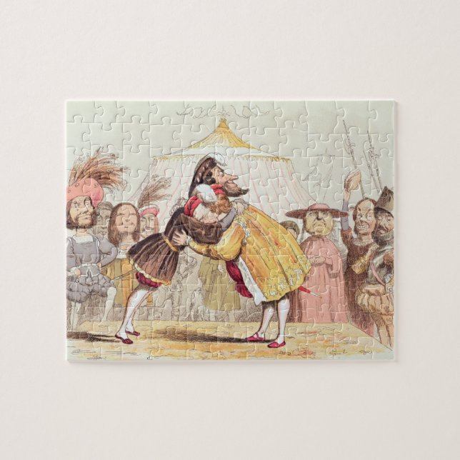 Quebra-cabeça Henry VIII (1491-1547) e Francis mim de France (14 (Horizontal)