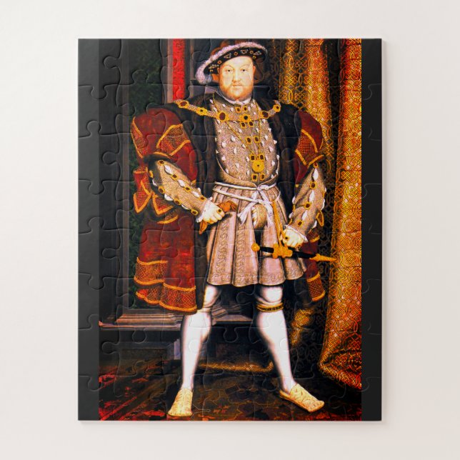 Quebra-cabeça Henry VIII Tudors História Rei Inglaterra seis Esp (Vertical)