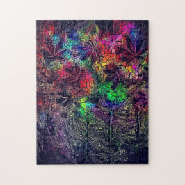 Quebra-cabeça Herbal Mosaic Heart