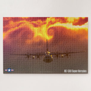 Quebra-cabeça HERCULAS SUPER HC-130J (20x30 POLEGADAS)