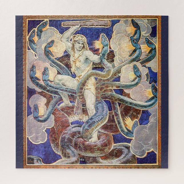 Quebra-cabeça Hércules e a Hidra (Vertical)