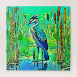 Quebra-cabeça Héron bem ilustrado