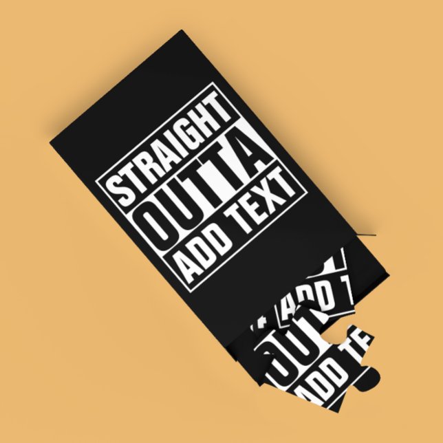 Quebra-cabeça HETERO OUTTA - adicione seu texto aqui/crie o seu  (Criador carregado)