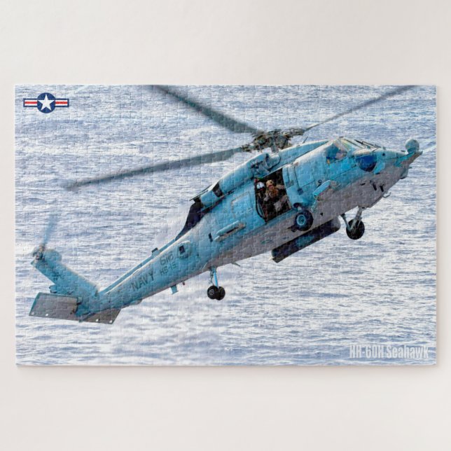 Quebra-cabeça HH-60H SEAHAWK (20x30 POLEGADAS) (Horizontal)