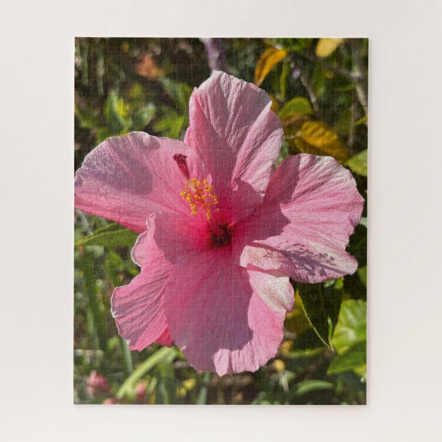 Quebra-cabeça Hibisco Tropical Rosa, Oakland (Vertical)