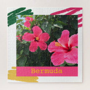 Quebra-cabeça Hibiscus Rosa Quente