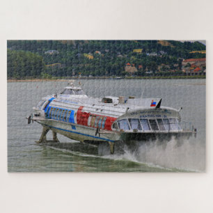 Quebra-cabeça Hidrofoil Speedboat Meteor, rio Danúbio