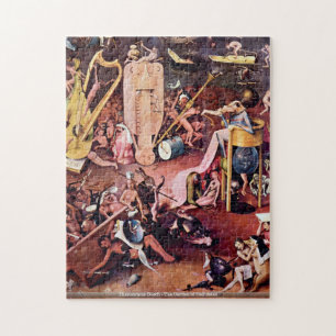 Quebra-cabeça Hieronymus Bosch - o jardim do detalhe PUZZL do