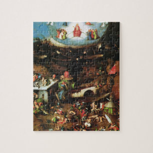 Quebra-cabeça Hieronymus Bosch- o último julgamento (detalhe)