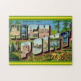Quebra-cabeça High Point NC 11x14 Postcard
