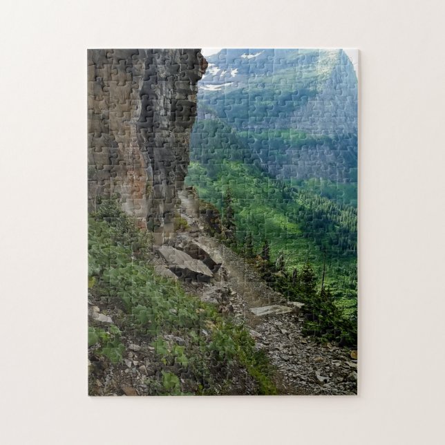 Quebra-cabeça Highline Trail Glacier National Park Montana (Vertical)