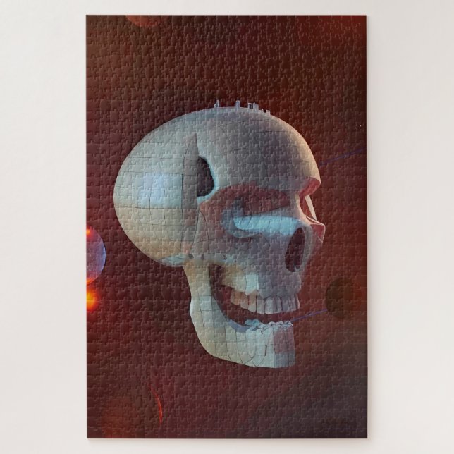 Quebra-cabeça Highrise Living on Skull Asteroid 42-C (Vertical)