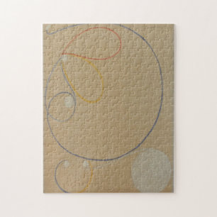 Quebra-cabeça Hilma Af Klint, Estrela de Sete Pontos No7, Abstra