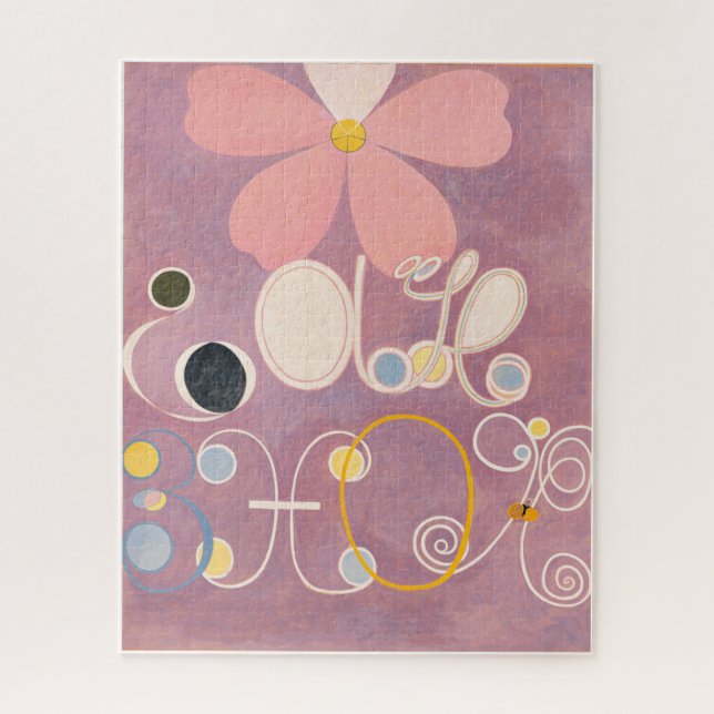 Quebra-cabeça Hilma Af Klint, Os Dez Maiores No5, Abstrato Art (Vertical)